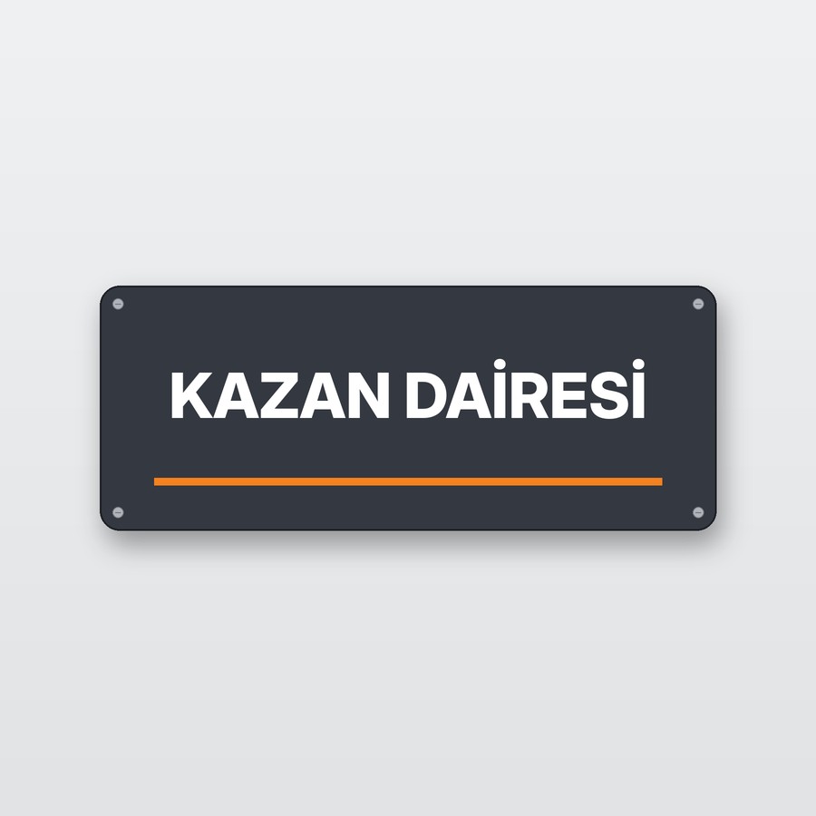 Kazan dairesi levhası