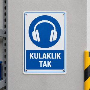 Kulak koruyucu tak levhası (temsili görsel)