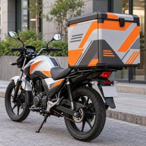 Kurye motoru kutu giydirme (temsili görsel)