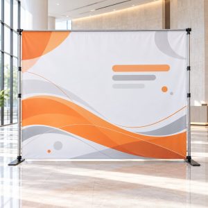 Teleskopik backdrop banner (temsili görsel)