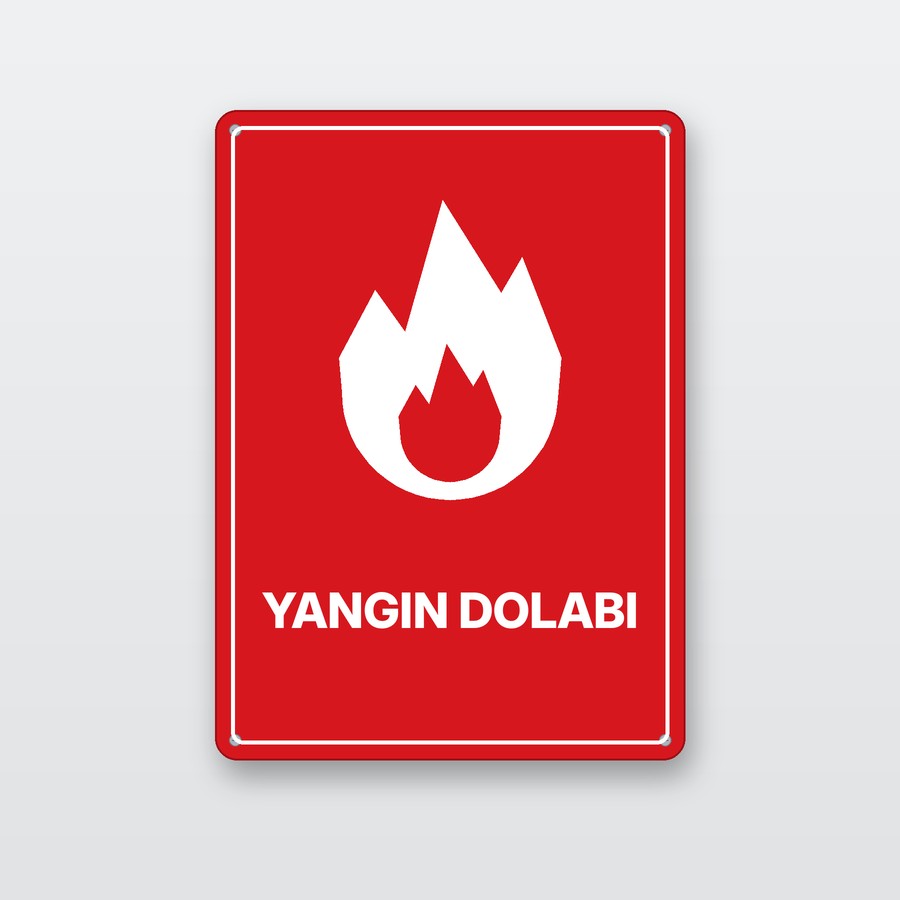 Yangın dolabı levhası